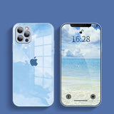 iPhone 12 Pro Max Colorful Wave Glass Phone Case