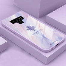 Load image into Gallery viewer, Galaxy Note 9 Watercolor Mapple Leaf Glass Case
