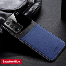 Load image into Gallery viewer, Galaxy Note 20 Ultra Sleek Slim Leather Glass Case
