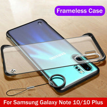 Load image into Gallery viewer, Galaxy Note 10  Luxury Frameless Transparent Case
