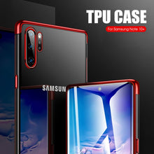 Load image into Gallery viewer, Galaxy Note 10 Electroplating Silicone Transparent Glitter Case
