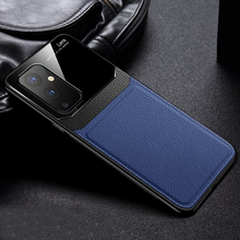 Load image into Gallery viewer, OnePlus Series Sleek Slim Leather Glass Case With Tempered Glass

