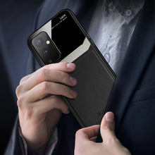 Load image into Gallery viewer, OnePlus Series Sleek Slim Leather Glass Case With Tempered Glass
