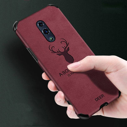 OnePlus 8 Pro Shockproof Deer Leather Texture Case