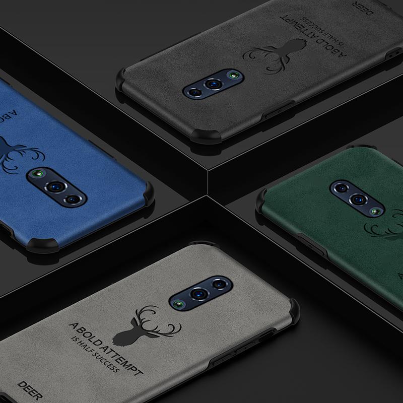 OnePlus 8 Pro Shockproof Deer Leather Texture Case