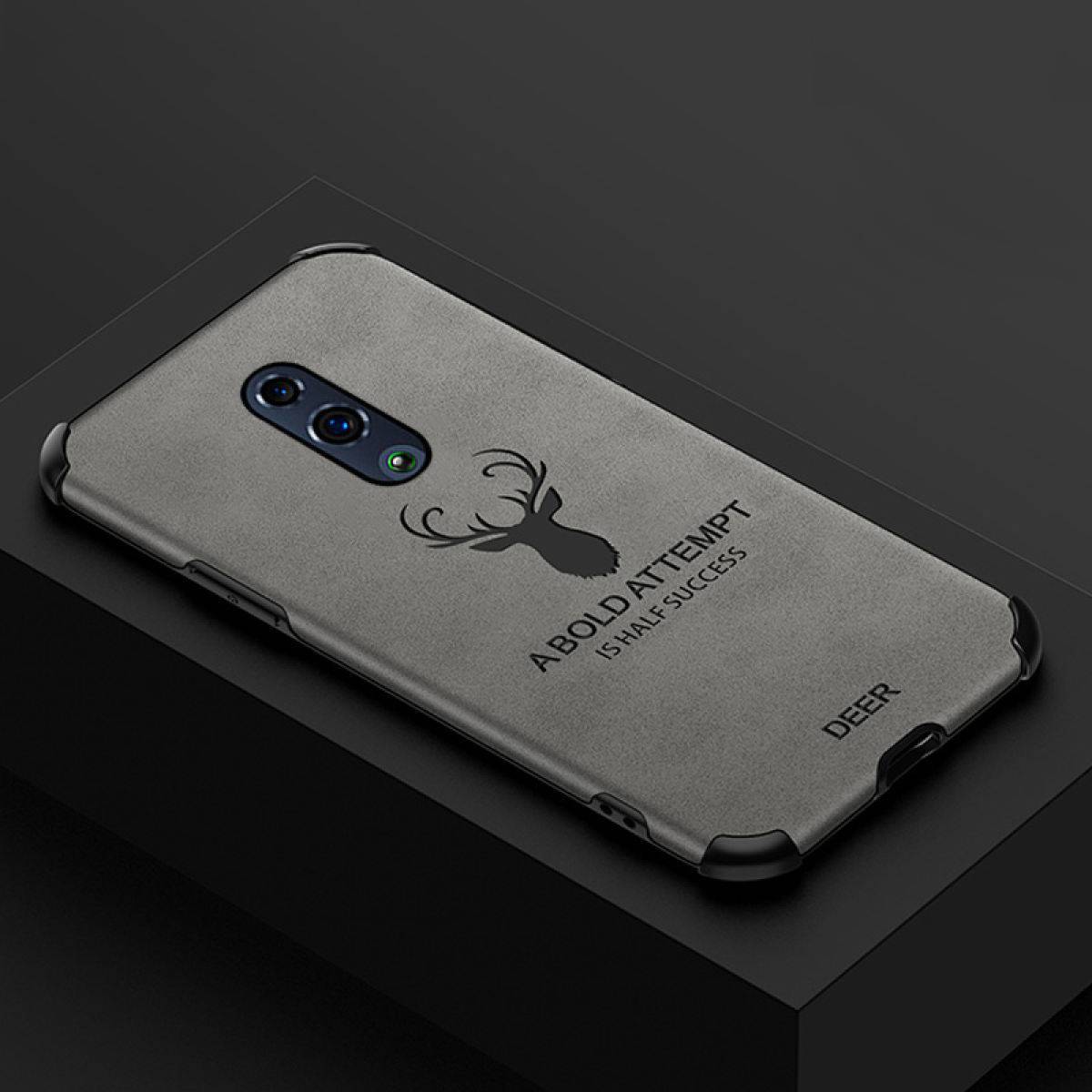 OnePlus 8 Pro Shockproof Deer Leather Texture Case