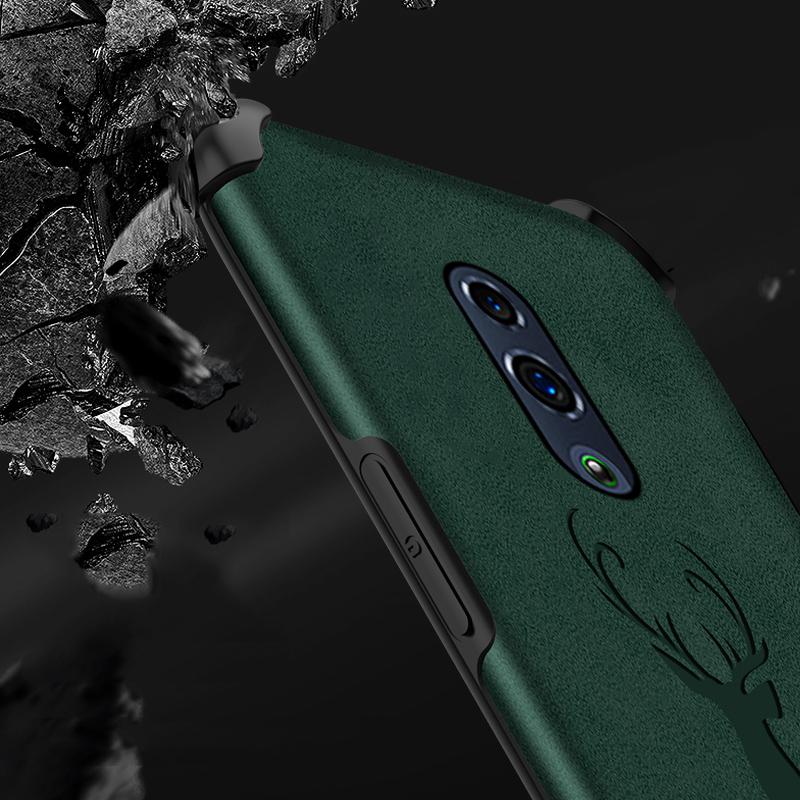 OnePlus 8 Pro Shockproof Deer Leather Texture Case