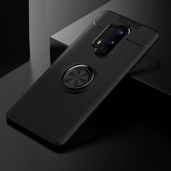 OnePlus 8 Pro Metallic Finger Ring Holder Matte Case