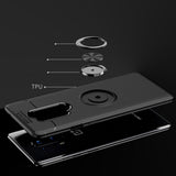 OnePlus 8 Pro Metallic Finger Ring Holder Matte Case