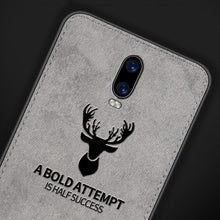 Load image into Gallery viewer, OnePlus 6T Deer Pattern Inspirational Soft Case
