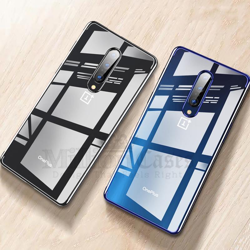 OnePlus 7 Pro Electroplating Silicone Transparent Glitter Case