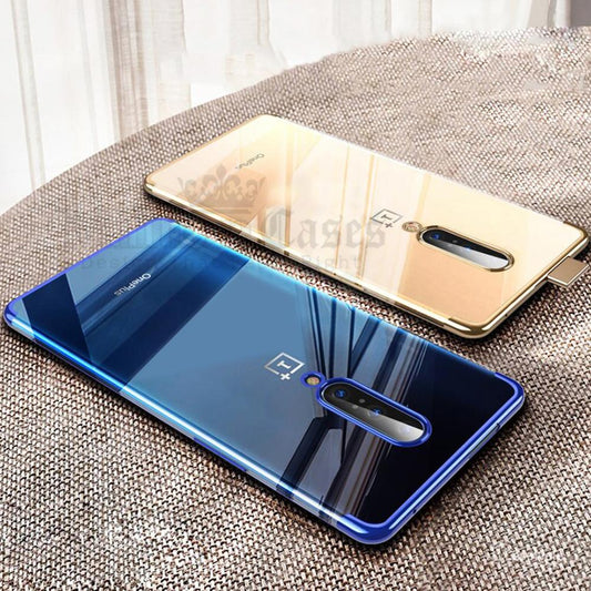 OnePlus 7 Pro Electroplating Silicone Transparent Glitter Case