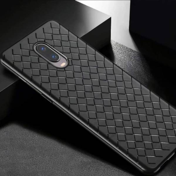 OnePlus 7 Ultra-thin Grid Weaving Case