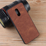 OnePlus 7T Pro (2 in 1 Combo) Leather Texture Case+ Camera Lens Protector