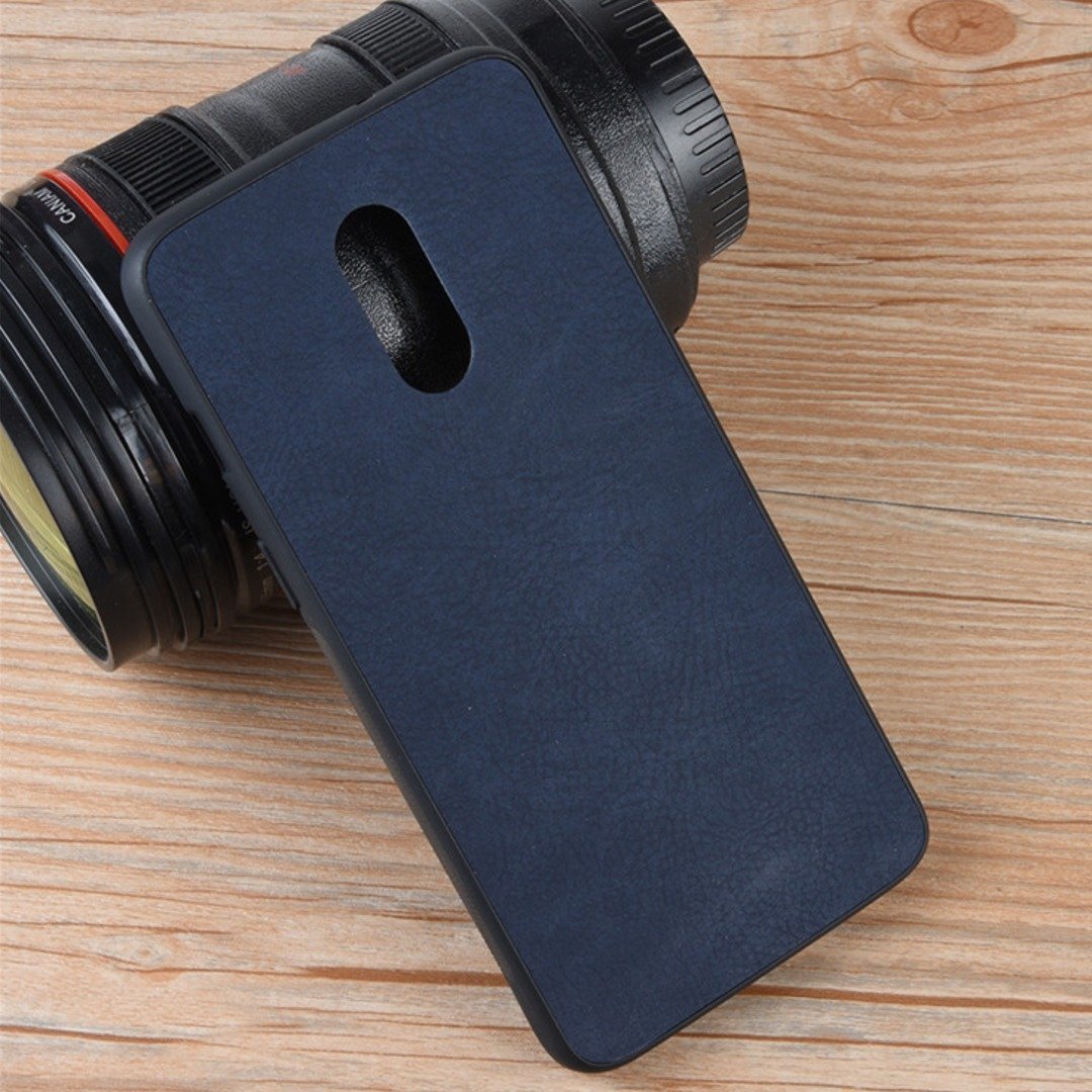 OnePlus 7T Pro (2 in 1 Combo) Leather Texture Case+ Camera Lens Protector