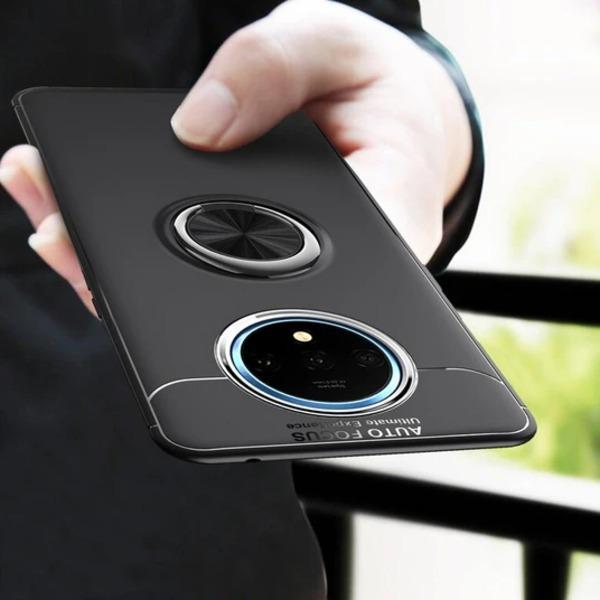 OnePlus 8 Series Metallic Finger Ring Holder Matte Case