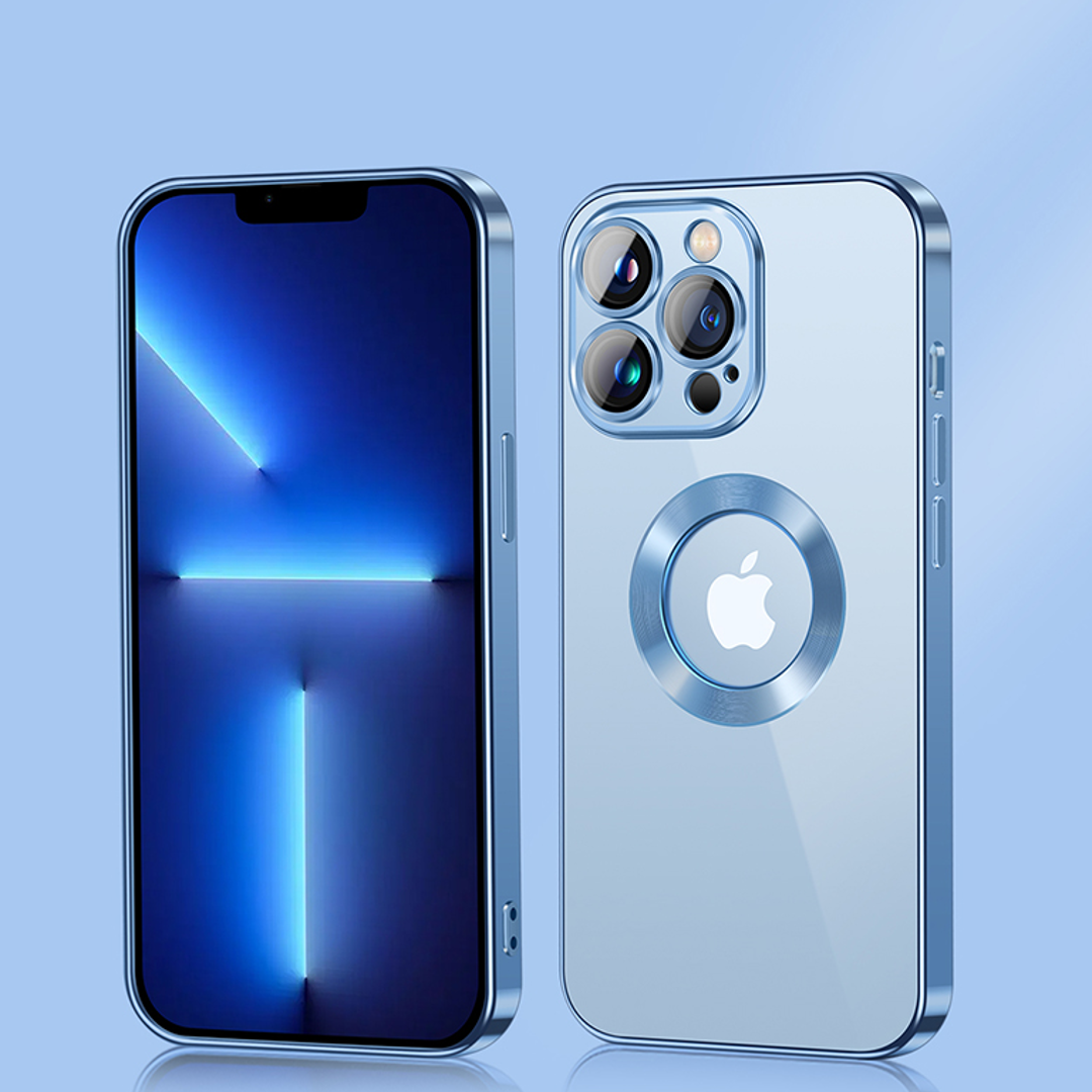 iPhone 11 Series - Clear Plating Logo Cut Soft Case