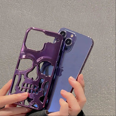 iPhone 14 Series Hollow Skull Design Case