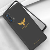 OnePlus Nord CE (3 in 1 Combo) Soft Silicone Eagle Case + Tempered Glass + Camera Lens Protector