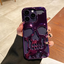 Load image into Gallery viewer, iPhone 14 Pro Hollow Skull Design Case
