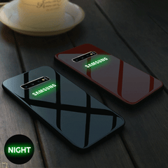 Galaxy S10 Plus Radium Glow Light Illuminated Logo 3D Case