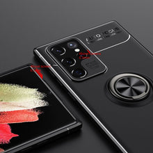Load image into Gallery viewer, Galaxy S22 Series Metallic Finger Ring Holder Matte Case
