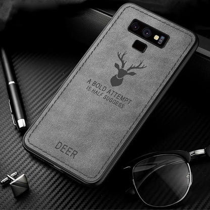 Galaxy Note 9 (3 in 1 Combo) Deer Case + Tempered Glass + Earphones