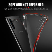 Load image into Gallery viewer, Galaxy Note 10 Electroplating Silicone Transparent Glitter Case
