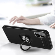 Load image into Gallery viewer, Galaxy A51 Metallic Finger Ring Holder Matte Case
