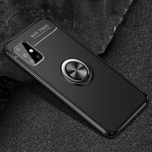 Load image into Gallery viewer, Galaxy A51 Metallic Finger Ring Holder Matte Case
