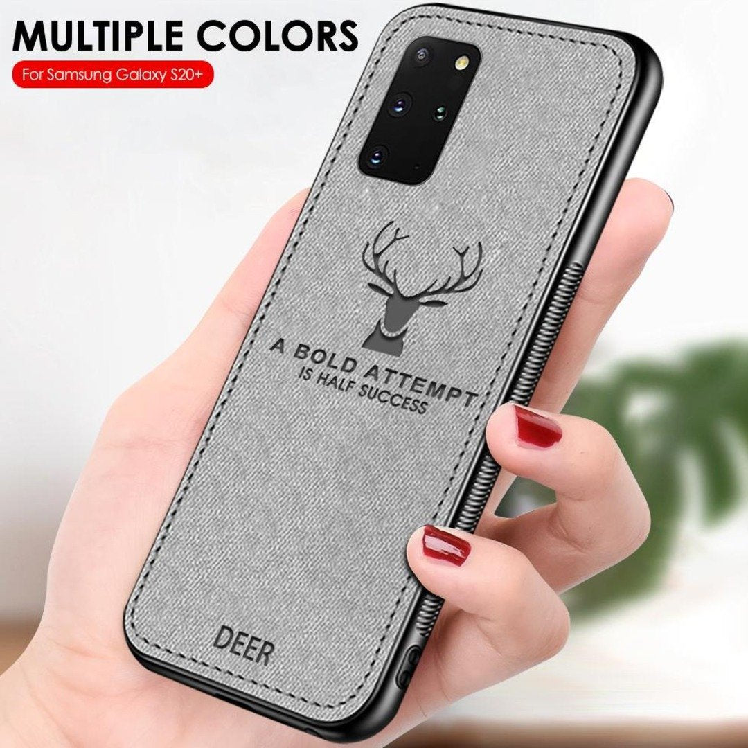 Galaxy S20 Plus Deer Pattern Inspirational Soft Case (3-in-1 Combo)
