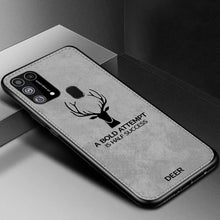 Load image into Gallery viewer, Galaxy M31 Deer Pattern Inspirational Soft Case
