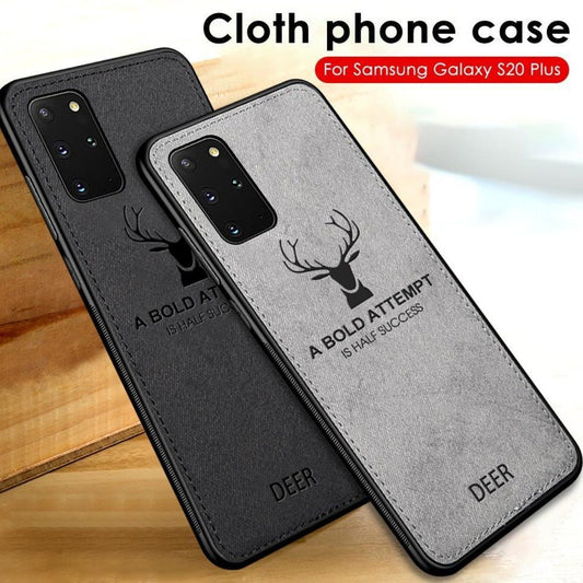 Galaxy S20 Plus Deer Pattern Inspirational Soft Case (3-in-1 Combo)