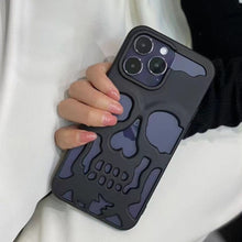 Load image into Gallery viewer, iPhone 13 Pro Hollow Skull Design Case
