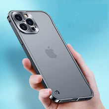 Load image into Gallery viewer, iPhone - Translucent Metal Frame Matte Case
