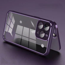 Load image into Gallery viewer, iPhone 14 Transparent Electroplating Camera Protection Case
