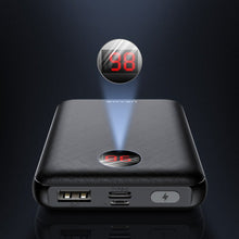 Load image into Gallery viewer, USAMS ® 10000mAh LED Display Mini Powerbank With 3 Way USB Charging
