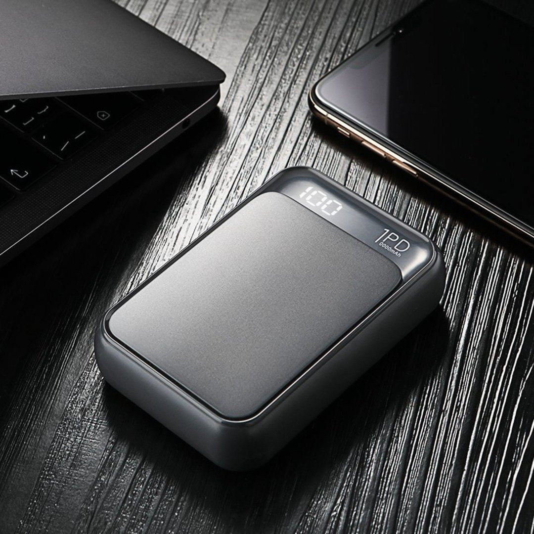 Rock space - P65 10000 mAh Mini PD Digital Display Power Bank