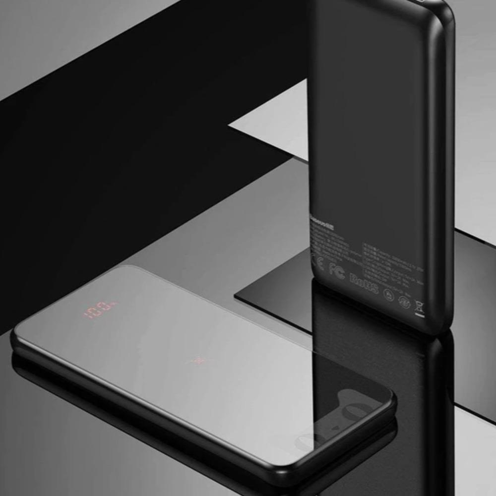 Baseus ®10000 mAh Powerbank and Wireless Charger With Cat Print